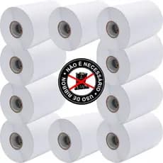 10 Rolo de Etiqueta para Impressora Térmica Elgin Zebra 150x100mm