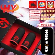 【 Ship Dentro De 24 Horas 】 HY Free Fire Gaming Luvas De Manga De Dedo Touch thumb (2PCS) Anti-Sweat PUBG COD Chamada De Serviço Lendas Móveis Estado De Sobrevivência