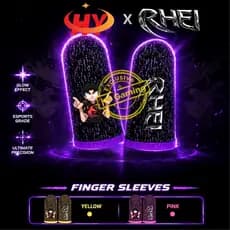 Mangas De Dedo Para Jogos Rhei x HY Exculptus , Design Em Relevo , Luvas De Tela De Toque Anti-Suor Móveis