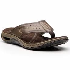 Chinelo Couro Masculino Amortecedor Original Pegada 131663