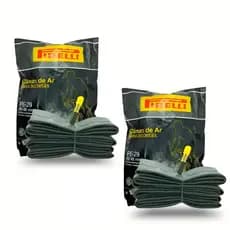2 Pares De Câmara Ar Pirelli Bike Aro 29 Americana Bico Grosso 48mm