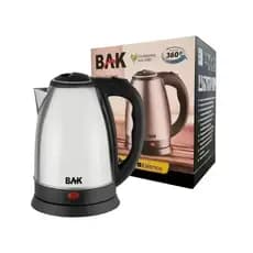Chaleira Elétrica Inox 1,8 Litros Bak 1500w Bak-220 Cor Preto/Inox