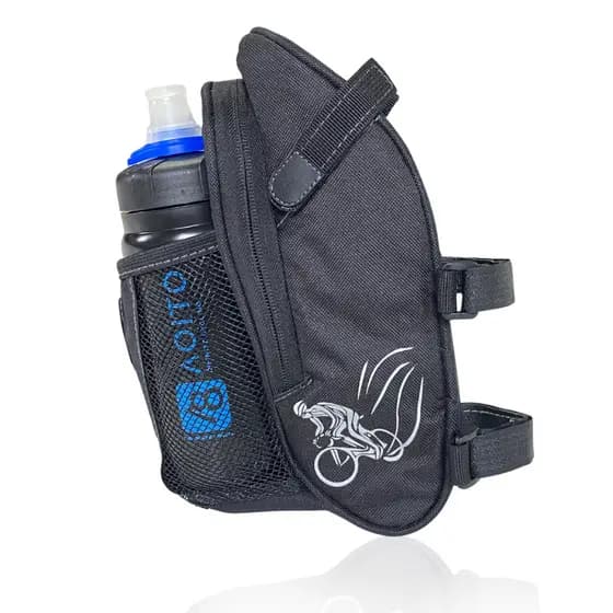 Bolsa De Selim C/suporte De Garrafa D'água P/ Bicicleta