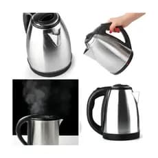 Chaleira Elétrica Inox Térmica 1.8 L Econômica Cor Preto