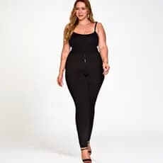 Calça Legging Super Lipo Feminina Legging Plus Size Zero Transparência