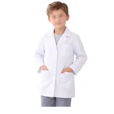 Jaleco Infantil Fantasia Infantil Menino Unissex Menina Médica - Unissex