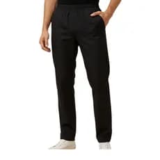 Calça de Oxford Preta Uniforme Cozinha Restaurante Garçom Serviços Gerais Limpeza Açougue Pizzaria Padeiro Confeitaria
