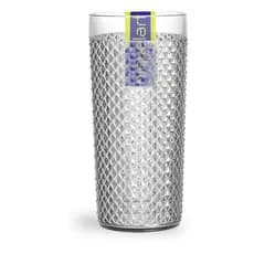 Copo  Diamante 500ml Acrílico  Crystal Luxo Transparente  - Niquelart