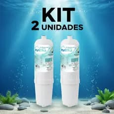 Kit 2 Filtros Refil De Bebedouro Purifika  Compatíveis com Purificadores Soft