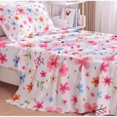 Lençol Solteiro estampas sortidas  – Conforto e Beleza para Seu Quarto