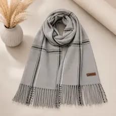 Cachecol Lenço Feminino Masculino Pashmina Xale Echarpe Grosso xadrez com franja Quente De Cashmere Inverno Unissex