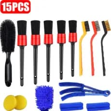 Kit Detalhamento Automotivo 15 Peças para Limpeza e Estética Completa do Veículo