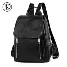 Mochila Bolsa Feminina GRANDE Escolar Trabalho Viagem Couro Sintéticos 1432
