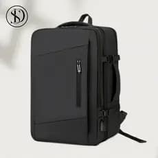 Mochila para portátil multifunções de 15,6” reforçada e à prova de água para homem