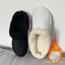 Novo Inverno Mantenha O As Palmilhas De Pelúcia Quente Para Forro De Pés Chinelos Tamancos Acessórios Calçados De Algodão Interior Forros De Pele