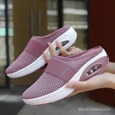 Chinelos De Cunha Femininos Premium Vintage Antiderrapante Plataforma Feminina Casual Sapatos Retro Mais Sandálias Ortop
