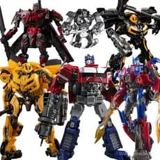 Transformer Studio Shockwave Series Optimus Prime Dark Commander MegaTank Móvel Transformar Robô Modelo Actio
