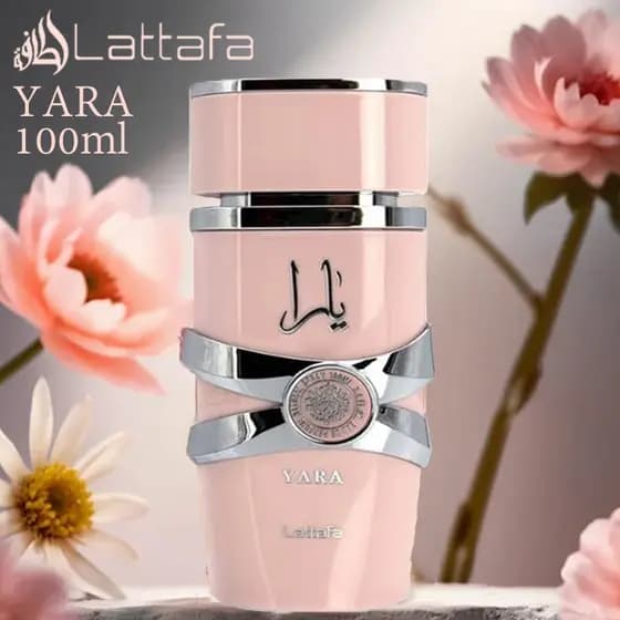 Original Yara Lattafa Rosa Eau de Parfum 100ml | Perfume Feminino Árabe Importado