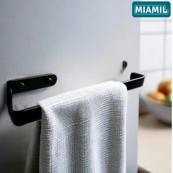 Porta Pano de Prato em Aço com Pintura Anti Risco -Suportes para Cozinha  Miamil