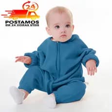 Saco De Dormir Bebê Com Manga 6 a 9 meses Cobertor Pijama Soft Infantil Azul