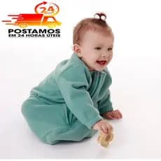 Saco De Dormir Bebê Com Manga 3 a 9 meses Cobertor Pijama Soft Casulo Infantil Verde