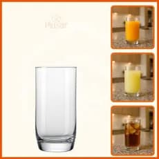 Copo de Vidro 300ml Cristal Plus  - Jogo 6 Copos da Nadir para Água Suco e Refrigerantes