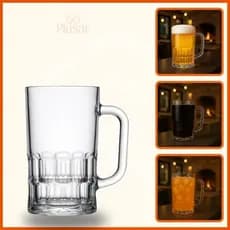 Caneca Vidro Chopp 360ml Dom Roque Resistente Água Chopp Suco Refrigerante
