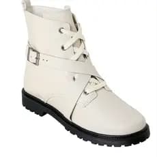 Bota Em Sintético Off White