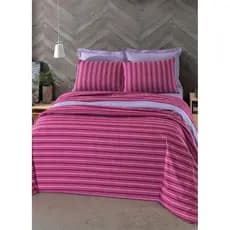 Jogo De Cama Casal 4 Peças Rosa