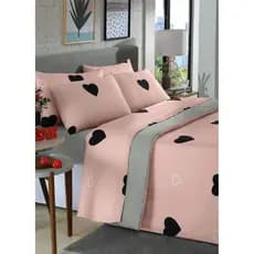 Jogo De Cama Solteiro 3 Peças Rosa