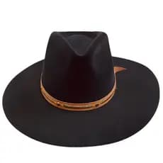 Chapéu Fedora Feltro Gusttavo Lima 2.0 Fedora Aba Larga 11 Cm Unissex