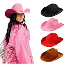 Chapéu Country Ana Castela Boiadera Rodeio Sertanejo Cowgirl Premium