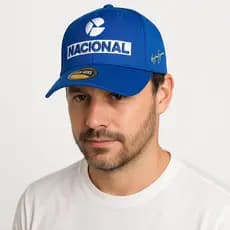 Boné Nacional Bordado Senna Fórmula 1 Original