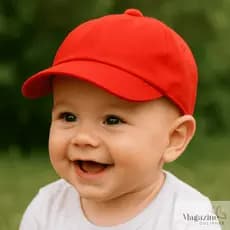 Boné Bebê Menino Menina 3 a 12 Meses Básico Algodão Moda Infantil Varias Cores 2025