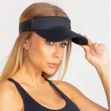 Viseira Boné Lisa ajustável Verão para Corrida, Caminhada Praia Ciclismo Esporte,Tenis Várias Cores