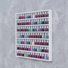 Nicho Organizador Expositor Para Esmaltes 7 Prateleiras Para Salão de Beleza Studio Nail Designer Estética Cabeleireiro