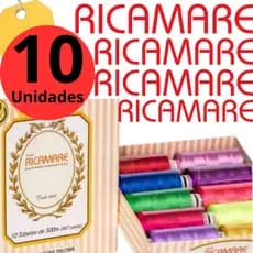 Kit 10 Retros Linha RICAMARE Para Bordado 500m
