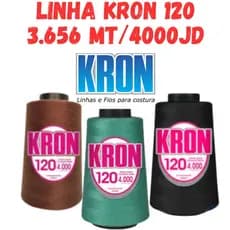 Linha Kron Costura Reta 120 4000 jardas / 3656M