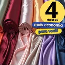 Tecido Cetim Charmousse 1,50M Largura Cetim Liso