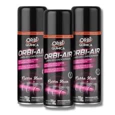 Kit 3 Higienizador Limpa Ar Condicionado Orbi Air Spray 200ml
