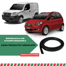 Borracha Friso Acabamento Churrasqueira parabrisa Doblo E Idea