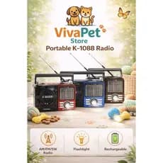 Caixa de Som Rádio Retrô AM/FM/SW com Bluetooth | Portátil com Antena, USB, Bateria Recarregável