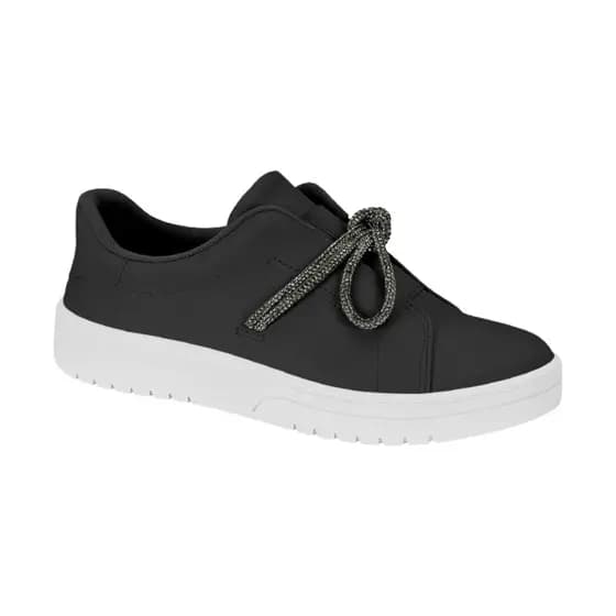 Tênis Feminino Moleca Calce Fácil Strass Brilho Fashion