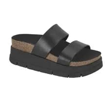 Tamanco Feminino Moleca Plataforma Anabela Slide Papete Alta