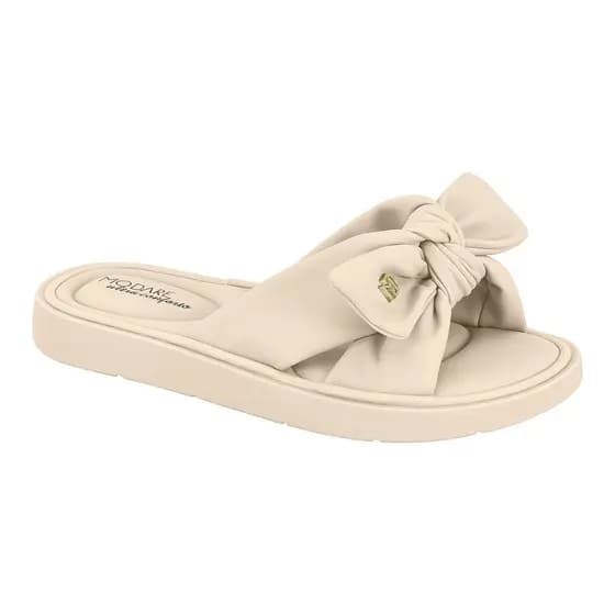 Sandália Chinelo Slide Modare UltraConforto Ortopédico Laço