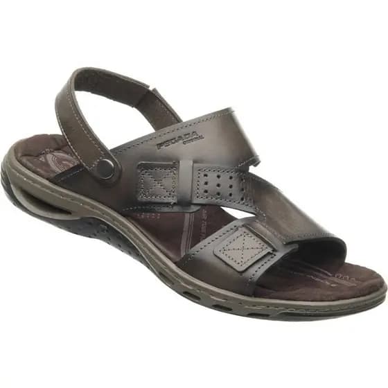 Sandália Masculina Pegada Couro Legitimo  Amortecedor 31662