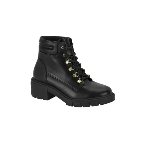 Bota Coturno Tratorado Feminino Beira Rio Cano Baixo 9077