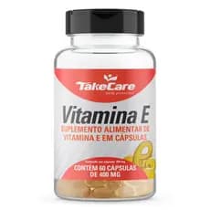 Vitamina E 60 Cápsulas - 600mg