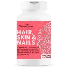 Anúncio: Hair Skin & Nails 60 Cápsulas – 640mg Take Care