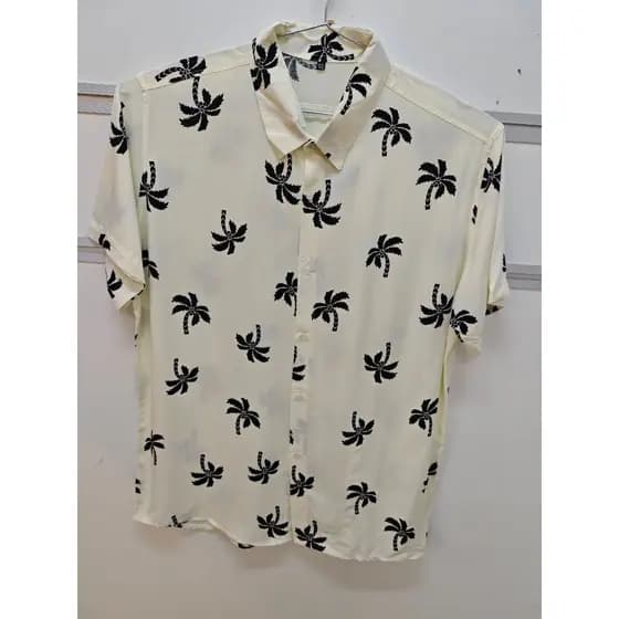 Vendedor Indicado Camisa Floral Havaiana Praia Verão Masculino Manga Curta De Botão Tecido Viscose.